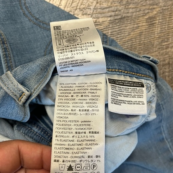 Levi’s boyfriend Light Blue Women's Jeans - Picture 8 of 10